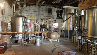 A row of beer taps