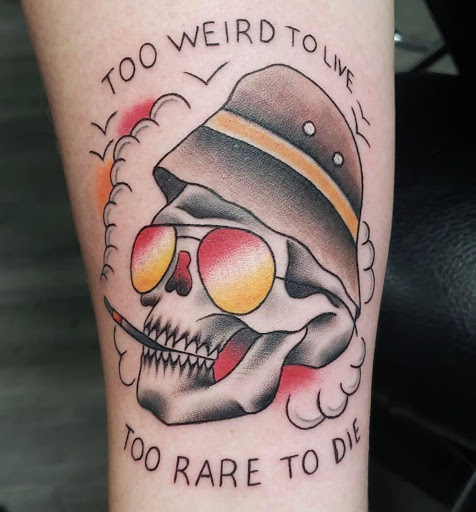 Explore pacman tattoo ideas, creative tattoo ideas in Charlotte, available at Tattoo Bills Charlotte