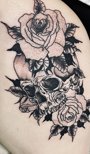 Explore tattoo ideas for women thigh, creative tattoo ideas in Elizabethtown, available at Pierced Tattoos and Piercings