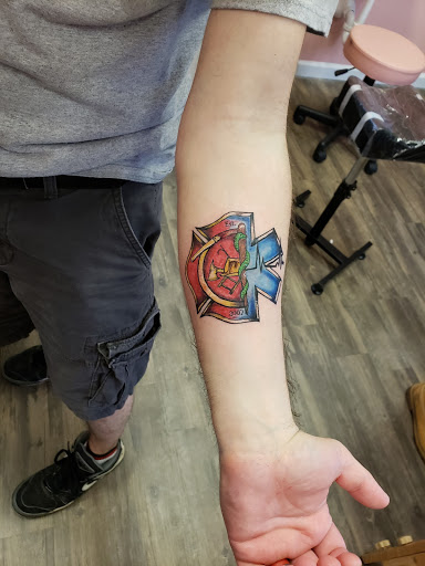 Explore healthcare tattoo ideas, creative tattoo ideas in Batavia, available at The Pretty Pin-Up Tattoo Parlor