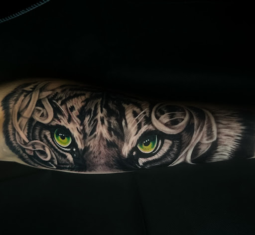 Explore lightsaber tattoo ideas, creative tattoo ideas in Rochester, available at Three Rivers Tattoo Collective