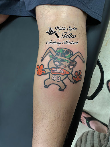 Explore yoga tattoo ideas, creative tattoo ideas in San Diego, available at Wylde Sydes Tattoo & Body Piercing