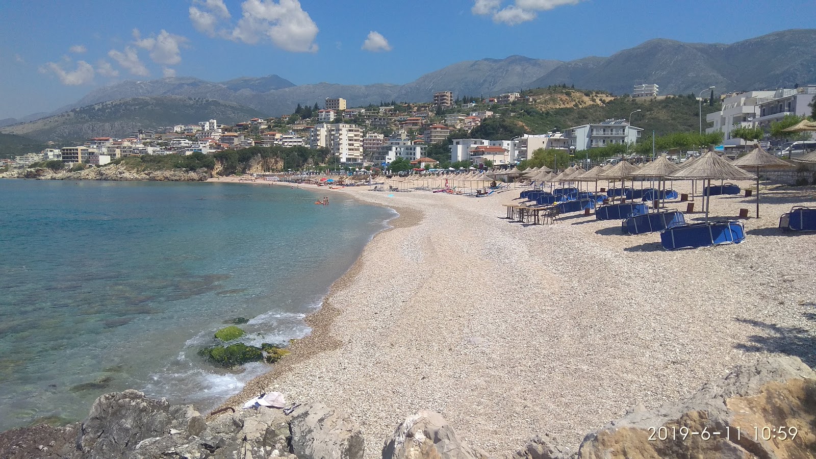 Photo of Prinos beach with spacious bay