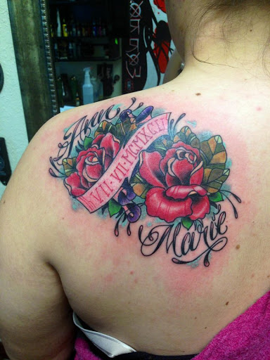 Explore biceps tattoo ideas, creative tattoo ideas in Modesto, available at Emerald Tattoo & Piercing - Modesto