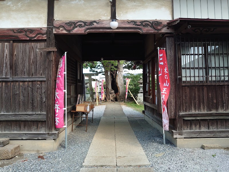 三ツ木神社の大欅