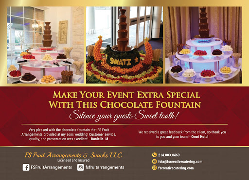 Caterer «FS Fruit Arrangements & Snacks Catering», reviews and photos, 581 W Campbell Rd #121, Richardson, TX 75080, USA