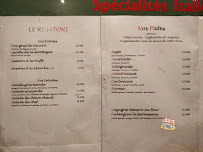 Restaurant LE RIGATONI à La Plagne-Tarentaise - menu / carte