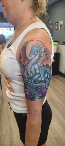 Explore arm tattoo ideas womens, creative tattoo ideas in Chicopee, available at Horseshoes and Hand Grenades Tattoo