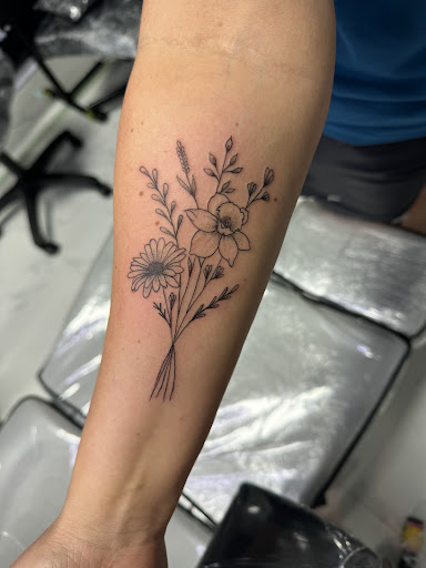 Explore monster hunter tattoo ideas, creative tattoo ideas in Youngsville, available at Inkophilia