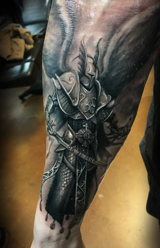 Explore tattoo ideas for chest, creative tattoo ideas in Arlington, available at Urbans Tattoo & Piercing Studio