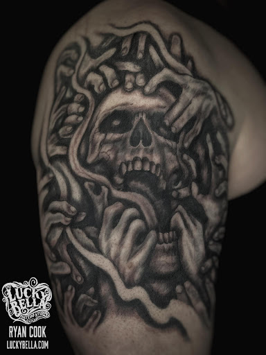 Explore tiger lily tattoo ideas, creative tattoo ideas in Maumelle, available at Lucky Bella Tattoos