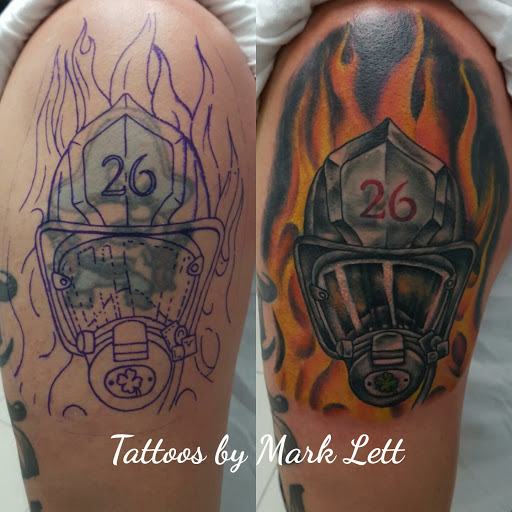 Explore butterfly flower tattoo ideas, creative tattoo ideas in Saint Petersburg, available at Edens Apple Tattoos and Piercings