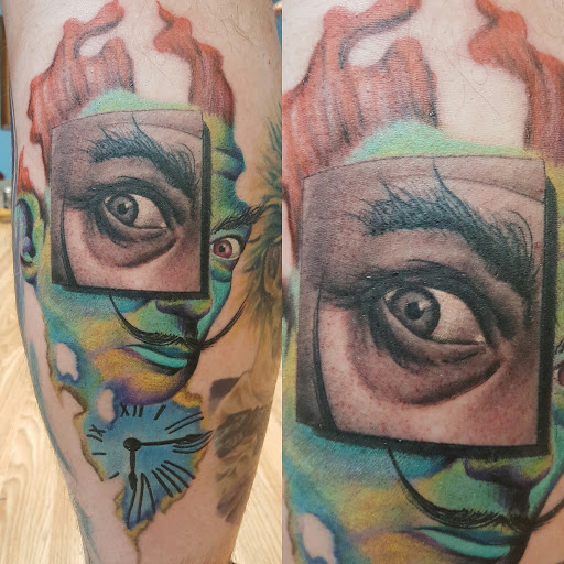 Explore neck sleeve tattoo ideas, creative tattoo ideas in Wheeling, available at SPFX Tattoo