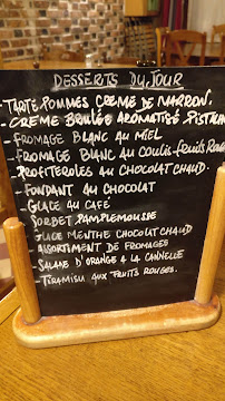 L'Encrier à Paris menu