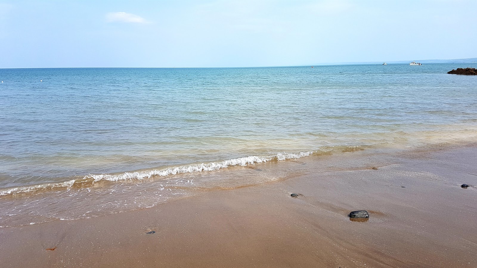 Photo de Dolau beach avec petite baie