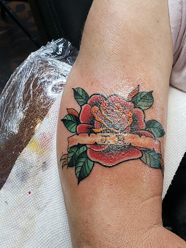 Explore la dodgers tattoo ideas, creative tattoo ideas in Arlington, available at Urbans Tattoo & Piercing Studio