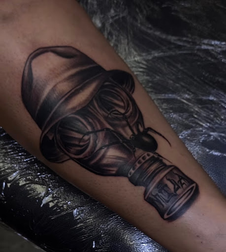 Explore family over everything tattoo ideas, creative tattoo ideas in Orange, available at Ink Activitiez Tattoo