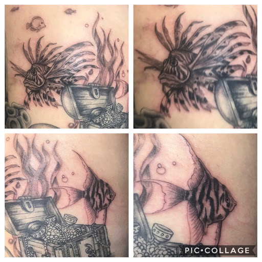 Explore half dollar size tattoo ideas, creative tattoo ideas in Ottumwa, available at Family Tradition TattoosPiercings