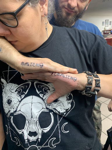 Explore dark side of the moon tattoo ideas, creative tattoo ideas in Syracuse, available at Ancient Arteffex