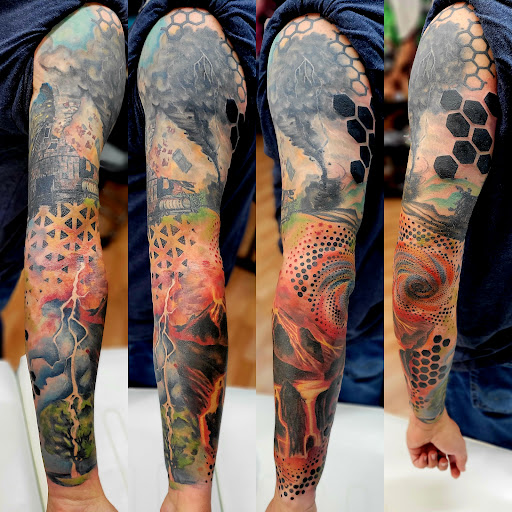 Find wolf tattoo ideas for females for your next unique tattoo in Benton at Spectrum Tattoo