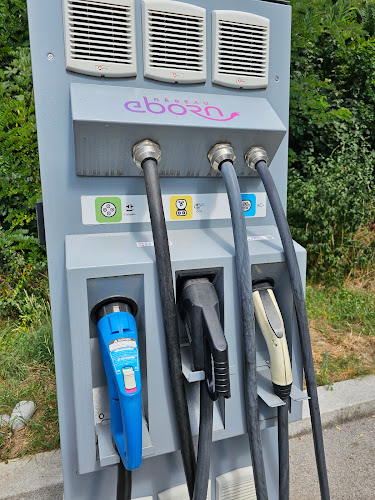 Borne de recharge de véhicules électriques Réseau eborn Charging Station Etrembières