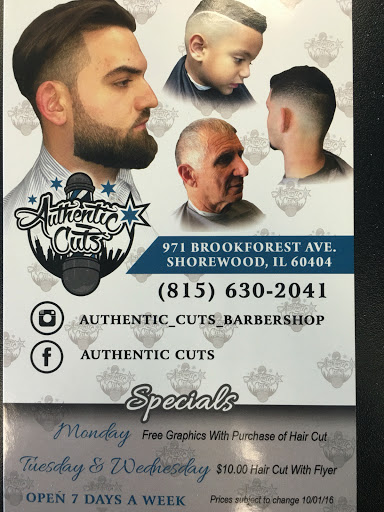 Barber Shop «Authentic Cuts Barbershop», reviews and photos, 971 Brook Forest Ave, Shorewood, IL 60404, USA