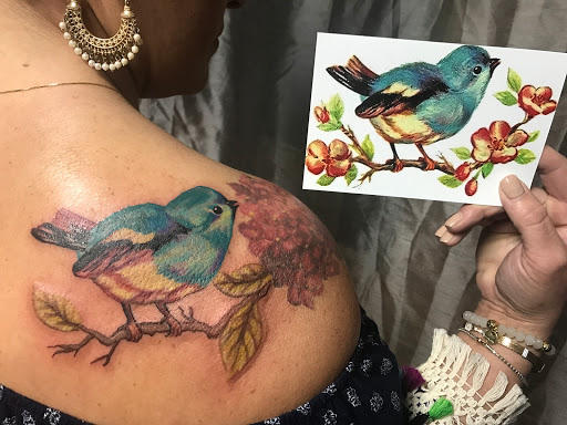 Explore small tattoo ideas for men with meaning, creative tattoo ideas in Laurel, available at Skin Deep Tattoo Studio