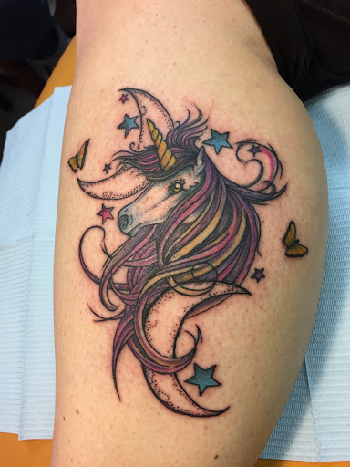 Explore ken kaneki tattoo ideas, creative tattoo ideas in Brunswick, available at Blue Fin Tattoos