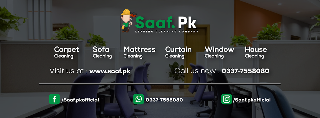 Saaf.Pk Cleaning Services Sofa, Carpet, Residential & Commercial