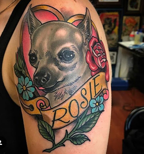 Explore floral tattoo sleeve ideas, creative tattoo ideas in Syracuse, available at Resurrected Tattoo