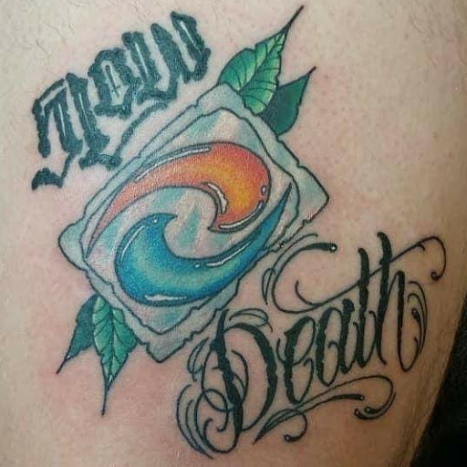 Explore memorial tattoo ideas for loved ones, creative tattoo ideas in Mckinney, available at Borrowed Time Fine Art Gallery Tattoo Shop