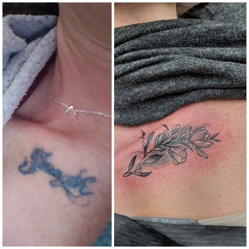 Explore tattoo cover ups ideas, creative tattoo ideas in East Windsor, available at AAA Tattoo
