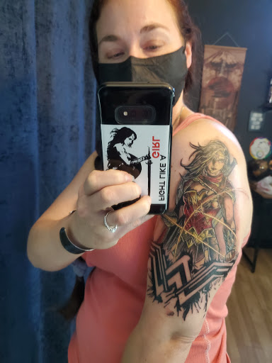 Explore pilot tattoo ideas, creative tattoo ideas in Houston, available at Black Swan Tattoo Studio