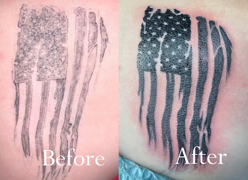 Explore liberty bell tattoo ideas, creative tattoo ideas in Rapid City, available at Torch Lake Ink