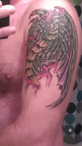 Explore magician tattoo ideas, creative tattoo ideas in Atoka, available at Hard Luck 13 Tattoo Studio