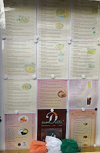 Menu / carte de inDelhi Indian Restaurant à Brühl