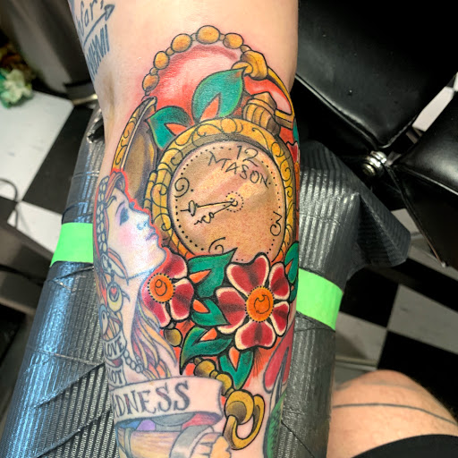 Explore birth flower tattoos ideas, creative tattoo ideas in Augusta, available at Mr. Tattoo