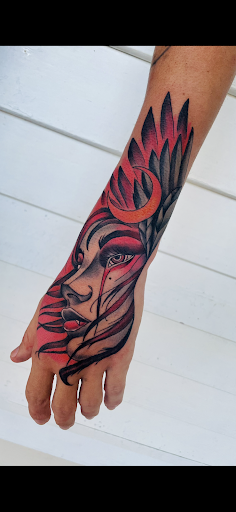 Explore road runner tattoo ideas, creative tattoo ideas in Fort Myers, available at Loyal 2 The Coil Tattoos & Piercings (Edison Mall Location Entrance F)