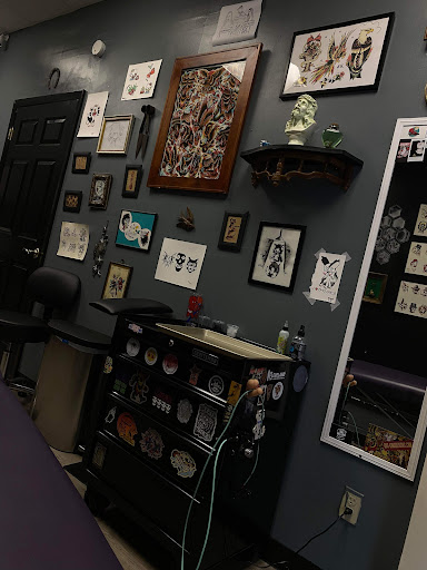 Explore half sleeve men tattoo ideas, creative tattoo ideas in Charleston, available at Nemesis Tattoo and Art Gallery