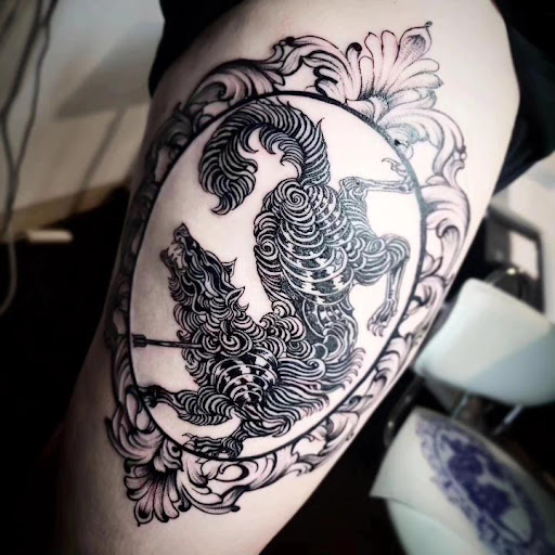 Find beach tattoo ideas for women's for your next unique tattoo in San Antonio at House Of Maud Tattoo Company