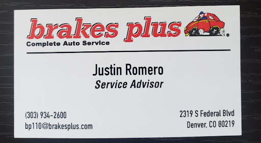 Brake Shop «Brakes Plus - Denver/South Federal», reviews and photos, 2319 S Federal Blvd, Denver, CO 80219, USA