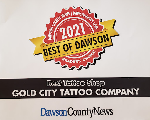 Tattoo Shop «Gold City Tattoo Company», reviews and photos, 66 S 400 Center Ln #200, Dawsonville, GA 30534, USA