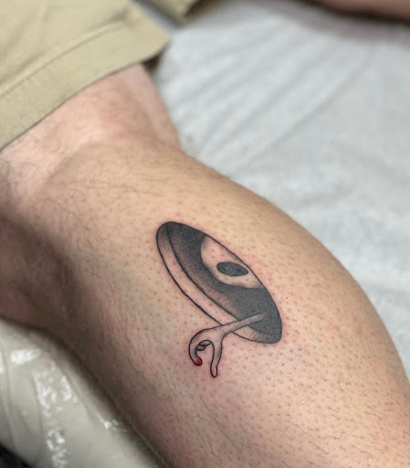 Explore nose tattoo ideas, creative tattoo ideas in Dallas, available at Fly Ink, Inc.