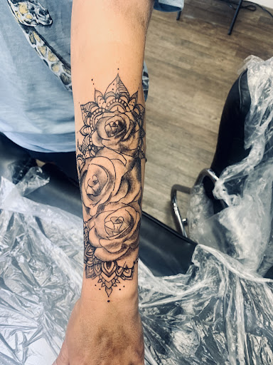 Explore korean tattoo ideas, creative tattoo ideas in Lake City, available at Crooked Spines Tattoo Studio