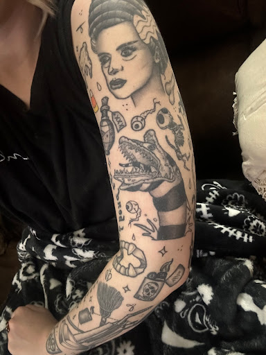 Explore tattoo ideas for men chest, creative tattoo ideas in Traverse City, available at Black Candle Tattoo Co.