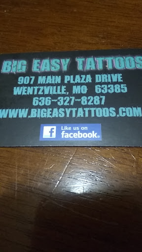 Tattoo Shop «Big Easy Tattoo Studio», reviews and photos, 907 Main Plaza Dr, Wentzville, MO 63385, USA