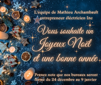 Mathieu Archambault Entrepreneur Électricien Inc.