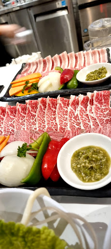 Halves Boiling Pot Grill Japanese Hotpot Shabu Yakiniku BBQ image