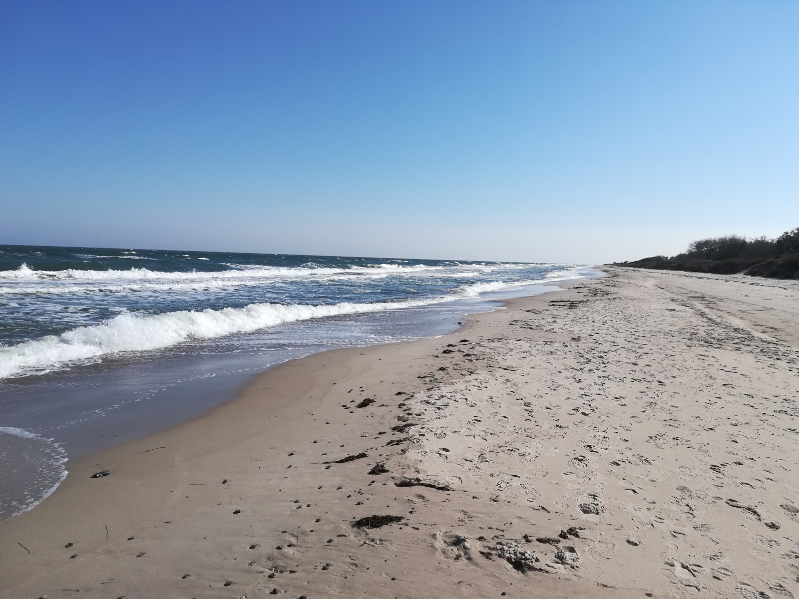 Fotografija Gedesby Beach z turkizna čista voda površino
