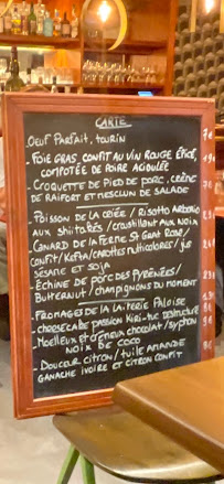 Restaurant Omnivore à Pau (le menu)